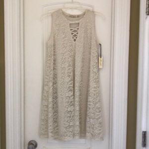 Lace Mini Dress - Size M